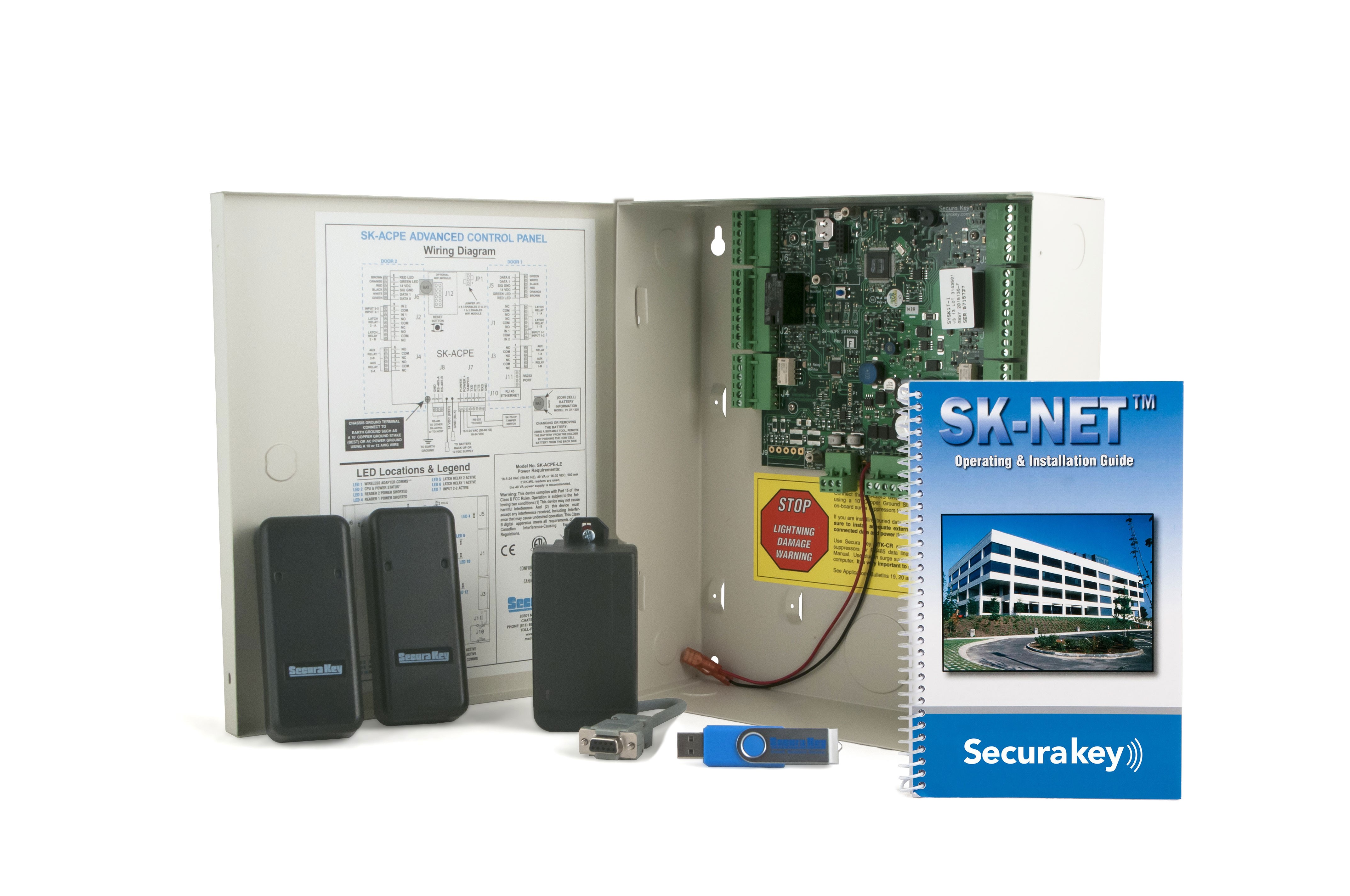 SecuraKey e-ACCESS 5 Access Control System STARTER KIT